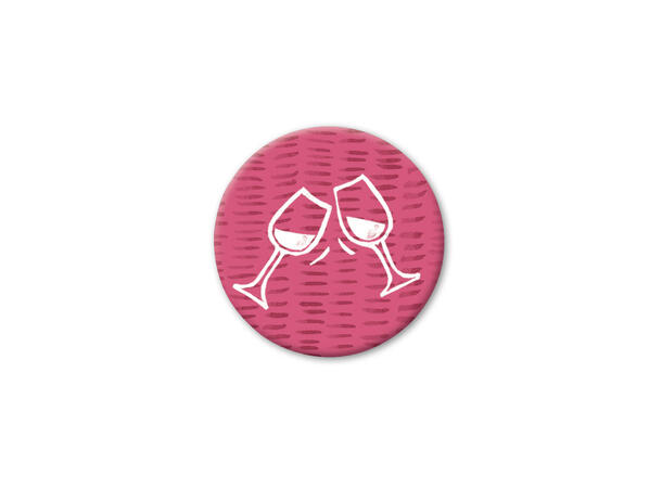 Pickmotion magnet  Pink Glasses 3,2 cm
