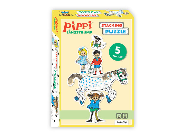 Pippi Langstrømpe - Stablepuslespill 