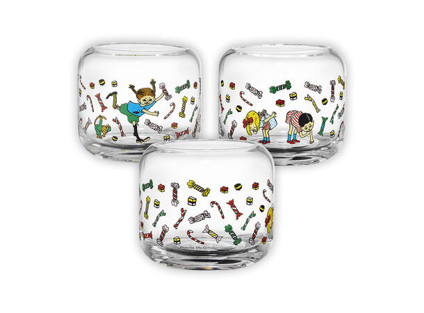 Pippi Telysholder - Godteri 8 cm