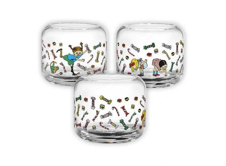 Pippi Telysholder - Godteri 8 cm 