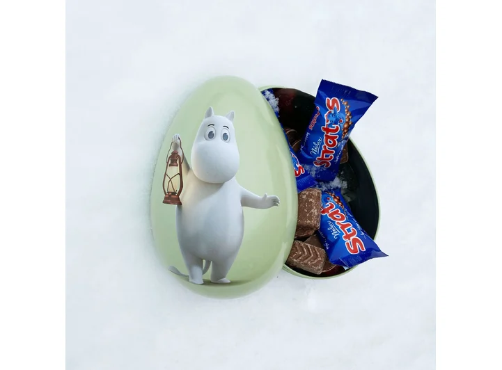 Påskegg med Mummitrollet