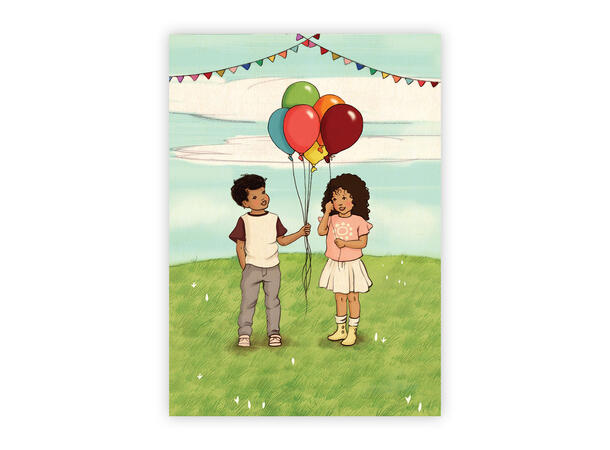 Belle & Boo - Postkort Fairground A6 