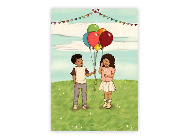 Belle & Boo - Postkort Fairground A6