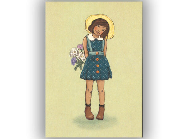 Belle & Boo - Postkort Little Flower A6