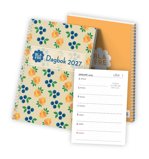 Blafre Dagbok 2027 Kalender 2027