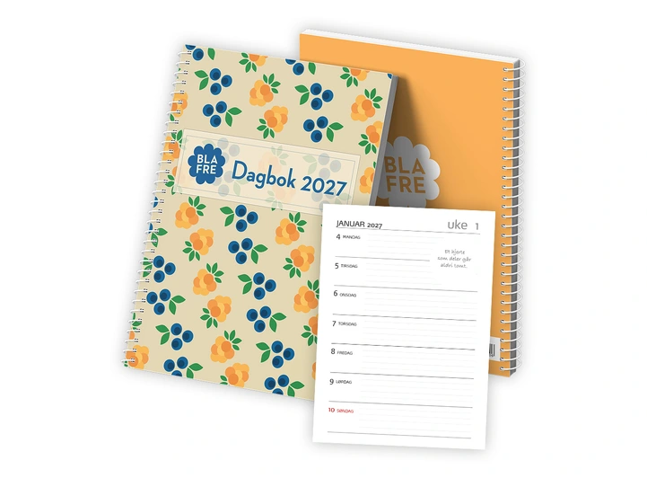 Blafre Dagbok 2027 Kalender 2027 