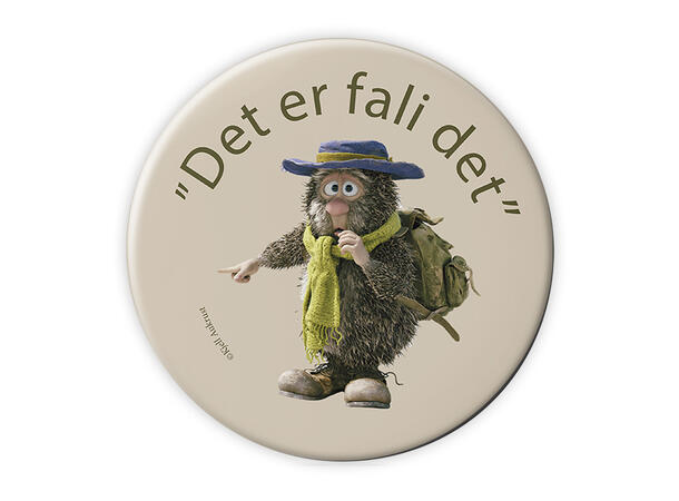 Flåklypa Magnet - "Det er fali det" 5,6 cm