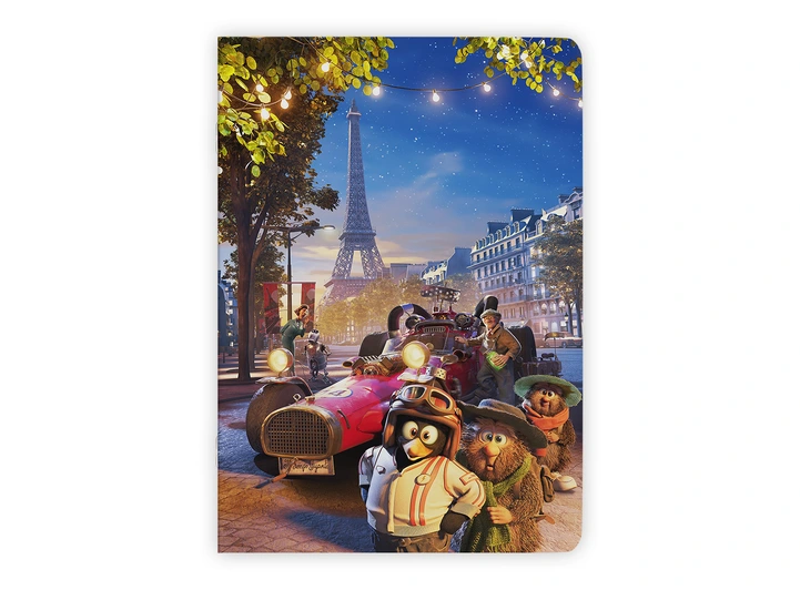 Flåklypa Notatbok 3pk - Soft cover 15x21 cm 