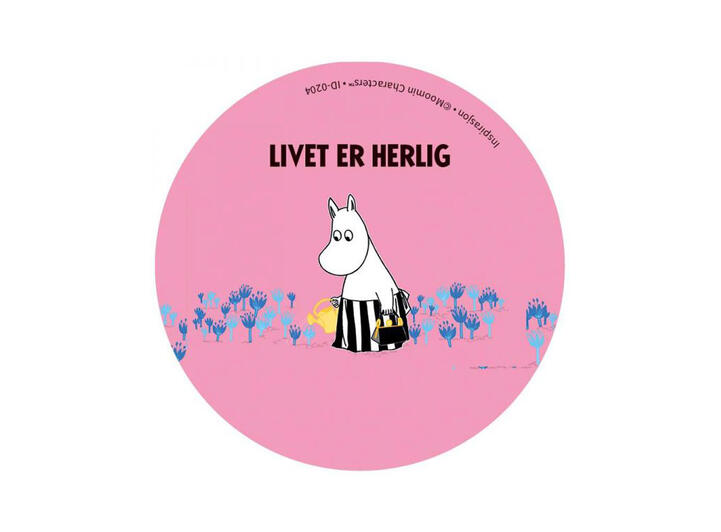 Magnet Mummi - Livet er herlig 5,6 cm 