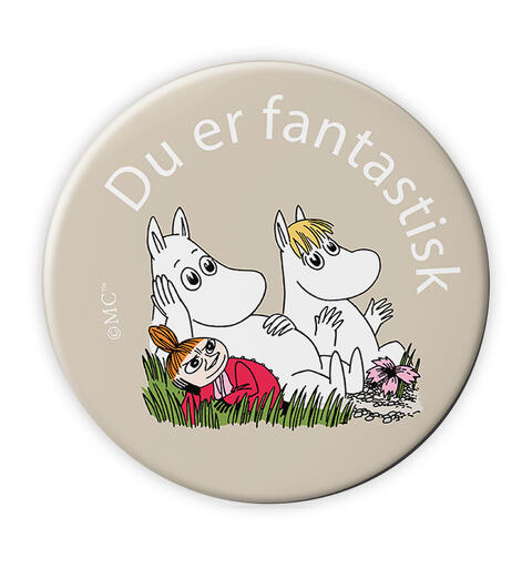 Magnet  Mummi - Du er fantastisk 5,6 cm