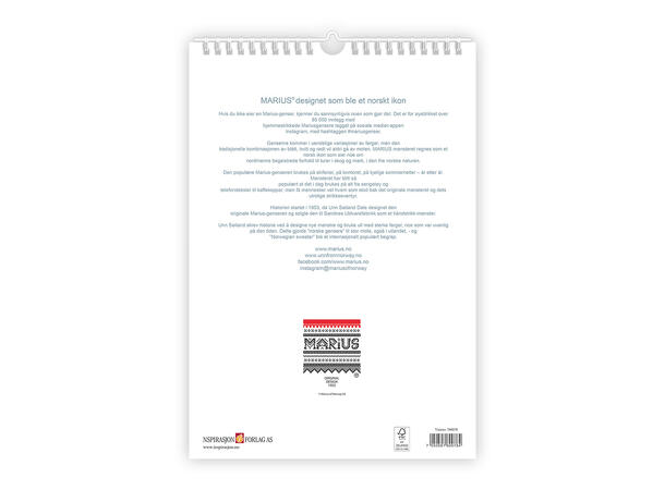 Marius Aktivitetskalender 2027 Kalender 2027