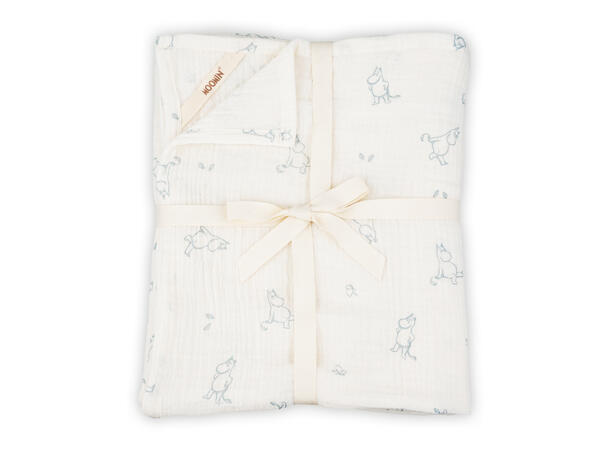 Mummi - Babyteppe blå 120x120cm