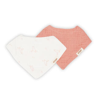 Mummi - Bandana smekke rosa 2pk