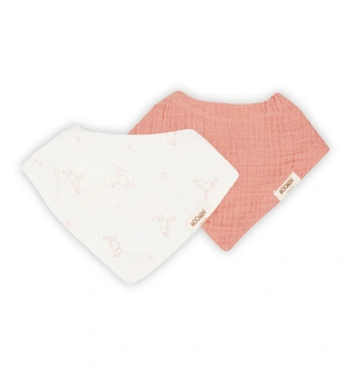 Mummi - Bandana smekke rosa 2pk