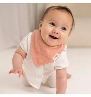 Mummi - Bandana smekke rosa 2pk