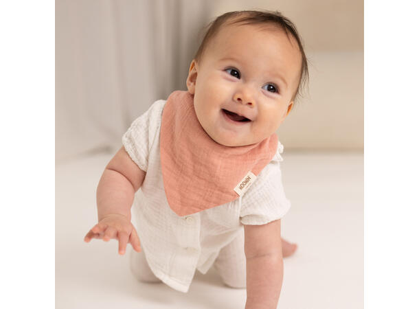 Mummi - Bandana smekke rosa 2pk