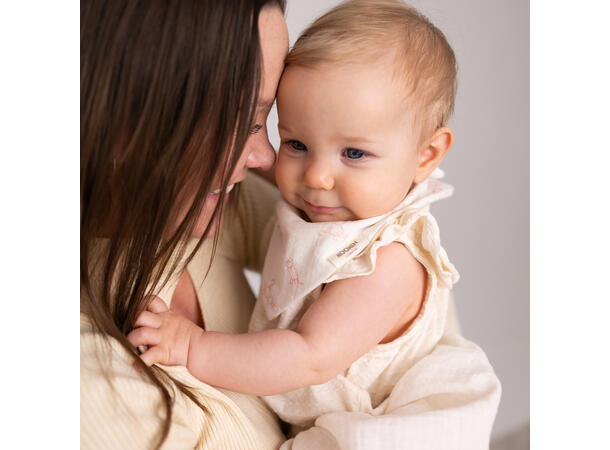 Mummi - Bandana smekke rosa 2pk