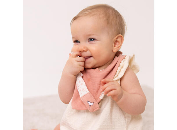 Mummi - Bandana smekke rosa 2pk