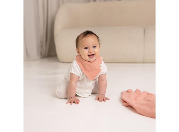 Mummi - Bandana smekke rosa 2pk