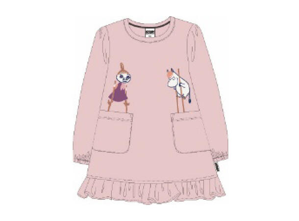 Mummi Kjole - Oversvømmelse Rosa Barneklær fra Mummi 