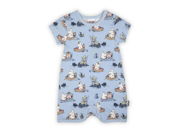 Mummi Playsuit - Båtfolk Blå Babyklær fra Mummi 