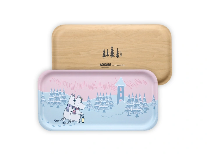 Mummi brett - En frostklar dag 43x22 cm 