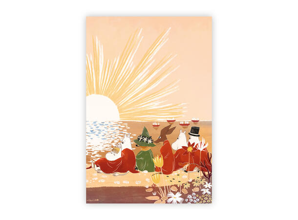 Mummi dobbeltkort- Solnedgang 17 cm  Mummi