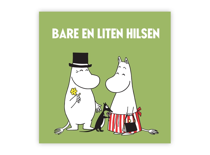 Mummi dobbeltkort - Bare en liten hilsen 12 cm Mummi 