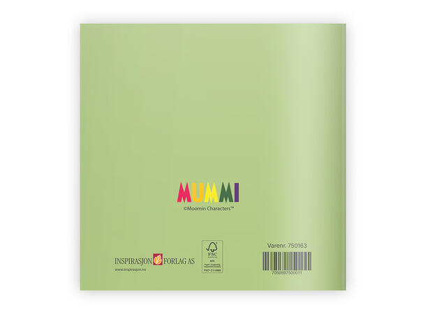 Mummi dobbeltkort - Bare en liten hilsen 12 cm Mummi