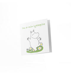 Mummi dobbeltkort - Du er min lykkepille 12 cm Mummi