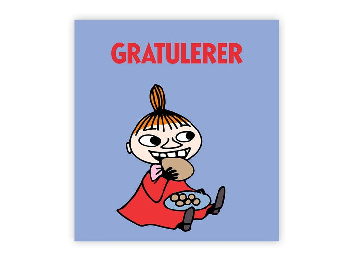 Mummi dobbeltkort - Gratulerer 7,5 cm Mummi 