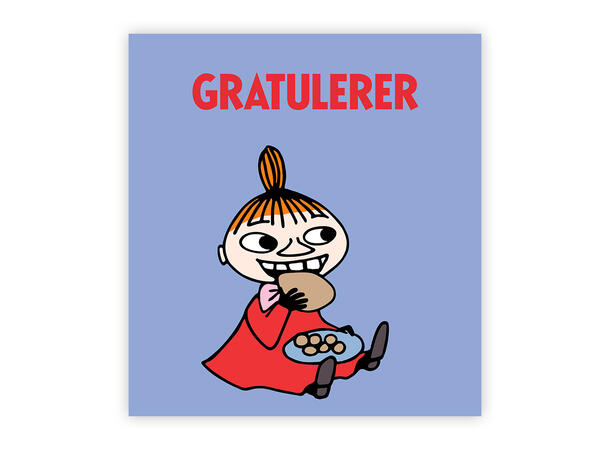 Mummi dobbeltkort - Gratulerer 7,5 cm Mummi 