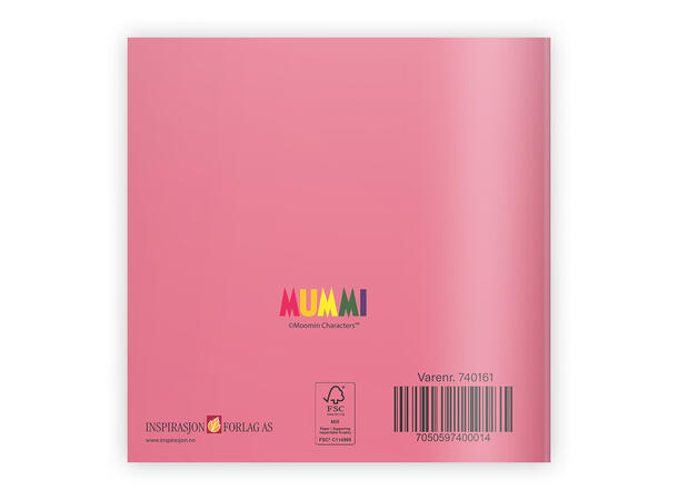 Mummi dobbeltkort - Gratulerer 7,5 cm Mummi