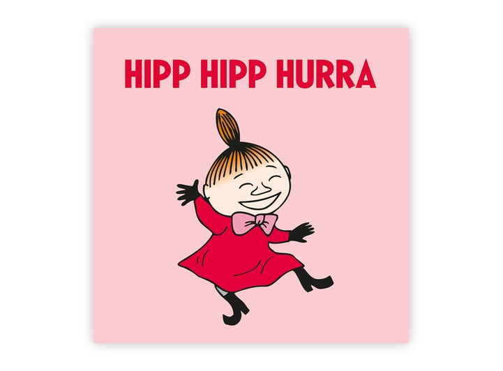 Mummi dobbeltkort - Hipp hipp hurra 12 cm Mummi 