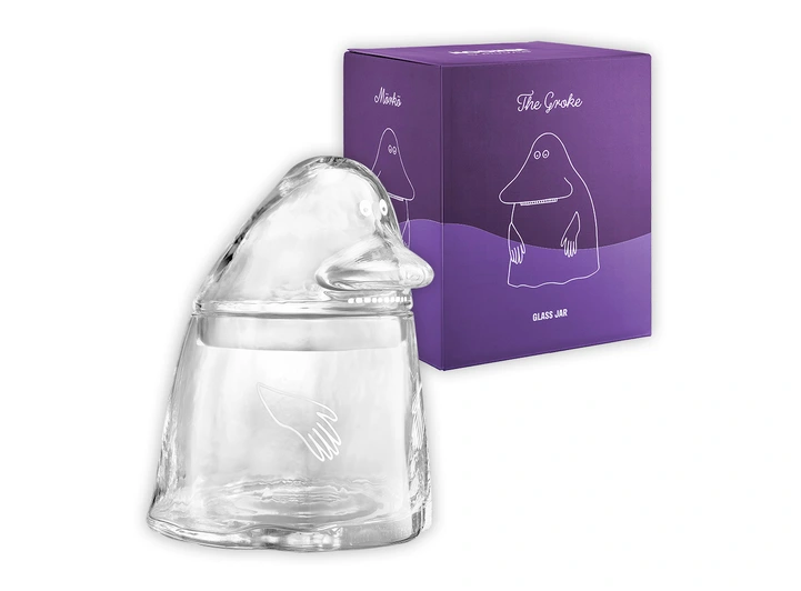 Mummi glasskrukke - Hufsa 19,5cm 