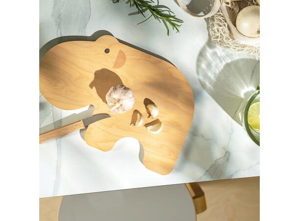 Muurla Skjærebrett - Flodhest 31 x 21 cm 