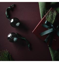 Muurla glasskule - Blågrønn 6cm