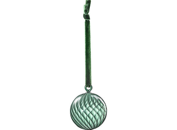 Muurla glasskule - Blågrønn 6cm