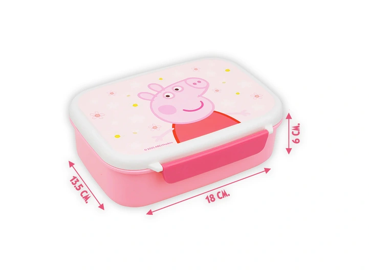 Peppa Gris - Matboks blomster 