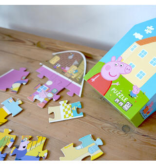 Peppa Gris Puslespill - Huset 3 +