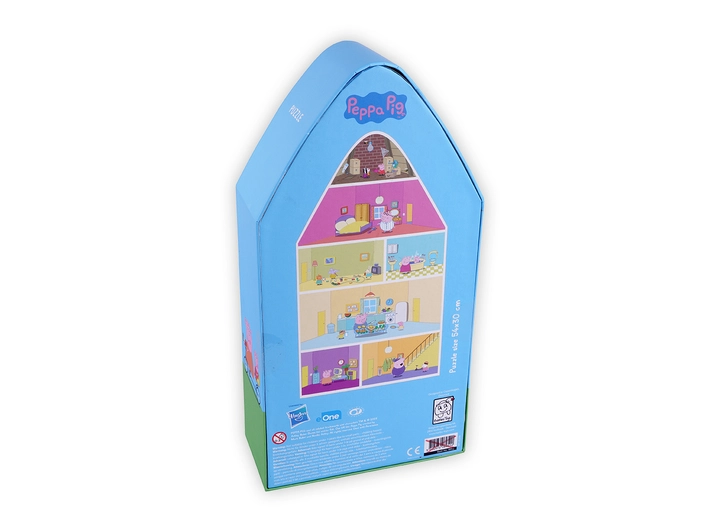Peppa Gris Puslespill - Huset 3 + 
