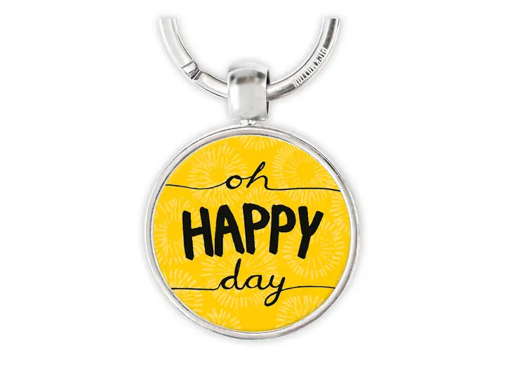 Pickmotion nøkkelring - oh happy day 
