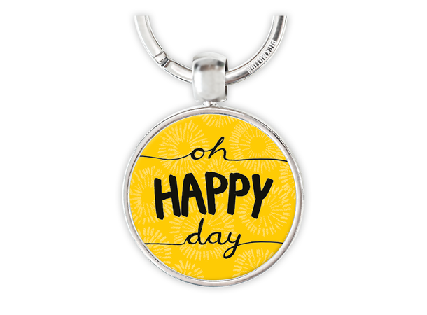 Pickmotion nøkkelring - oh happy day