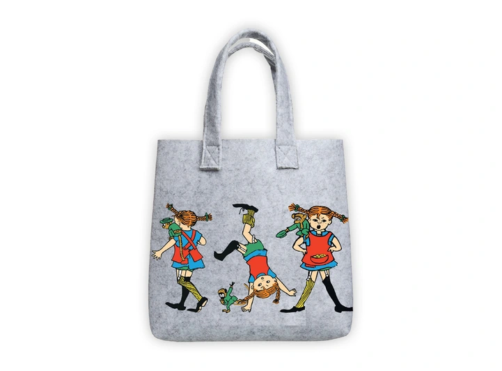 Pippi Langstrømpe bag 25 x 25 cm 