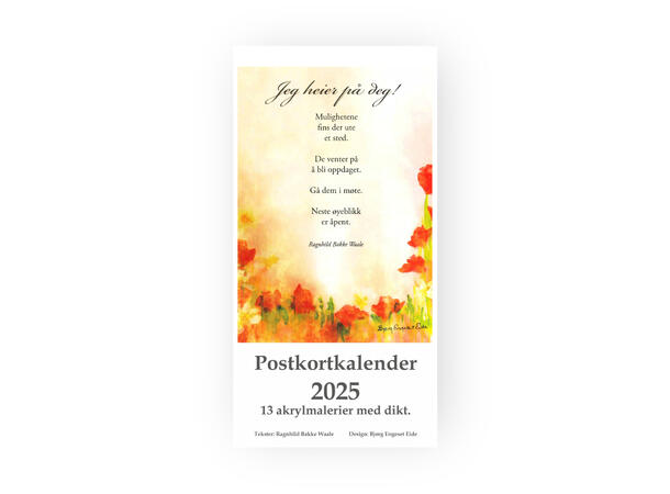 Postkortkalender 2025 RBW Kalender 2025