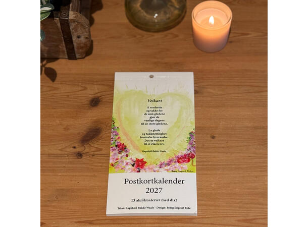 Postkortkalender 2027 RBW Kalender 2027 