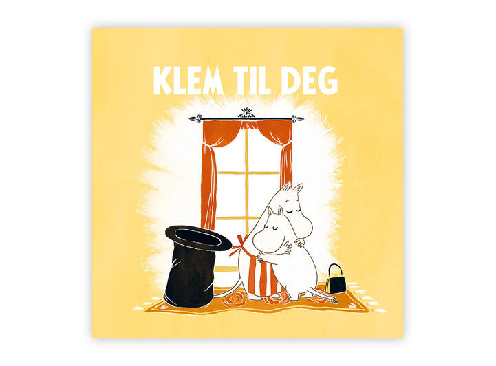 Mummi dobbeltkort - Klem til deg 12 cm Mummi 
