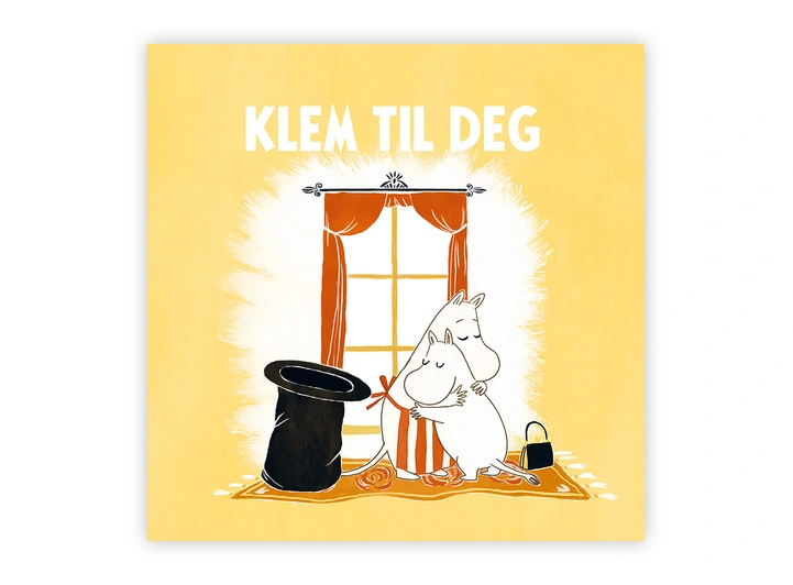 Mummi dobbeltkort - Klem til deg 12 cm Mummi 