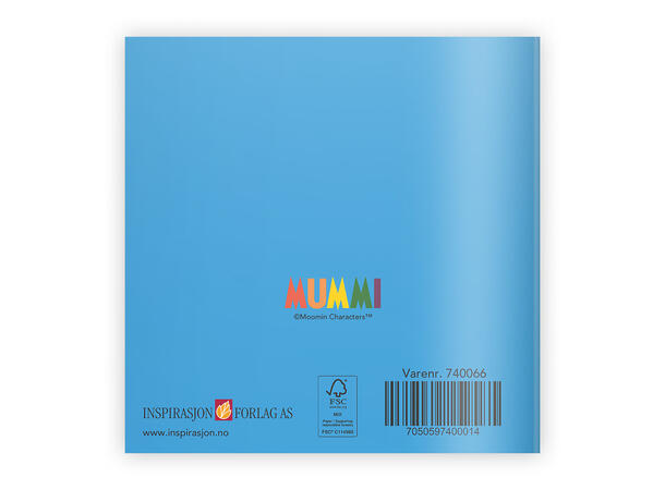 Mummi dobbeltkort - Hipp hurra 7,5 cm Mummi