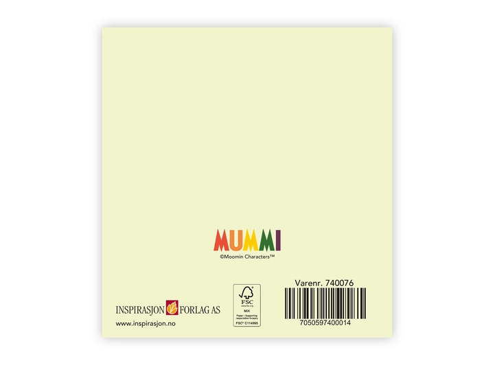 Mummi dobbeltkort - Til en god venn 7,5 cm Mummi 
